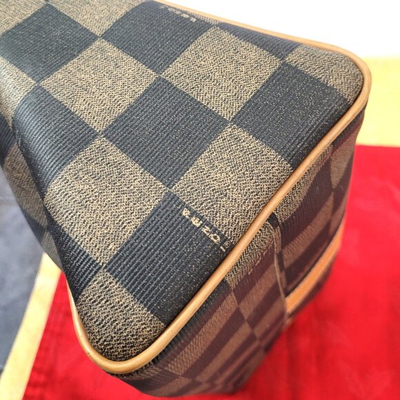 FENDI CHECKERED VINTAGE HANDBAG WALLET & BILLFOLD - Picture 15 of 17